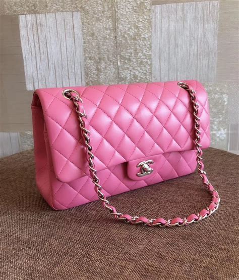 chanel pink flap|Chanel flap bag vs double.